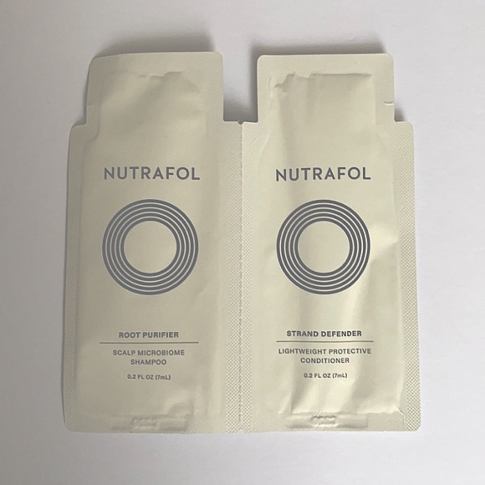 Nutrafol root purifier scalp microbiome shampoo strand defender condition SAMPLE